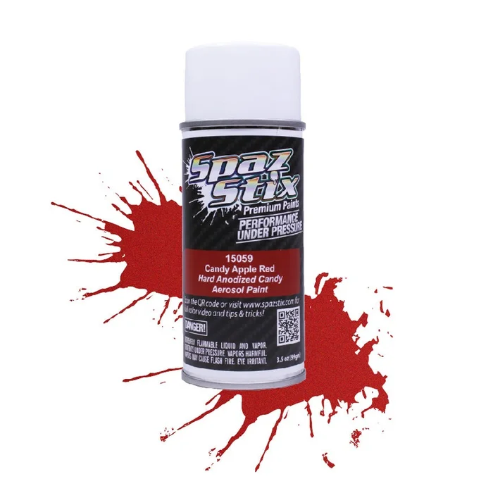 SPAZ STIX Candy Apple Red Spray paint 3.5oz – SZX15059