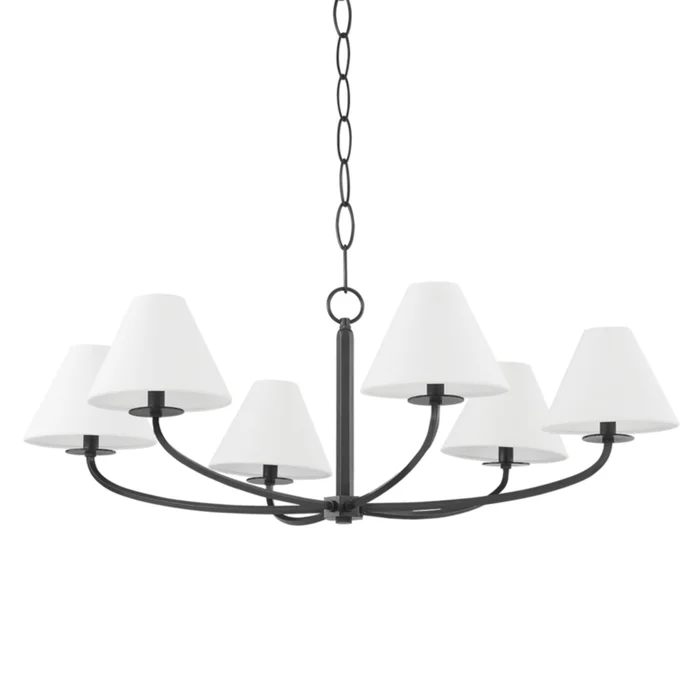 Stacey 6-Light Chandelier in Old Bronze by Becki Owens 40.25L x 40.25W x 14.5H