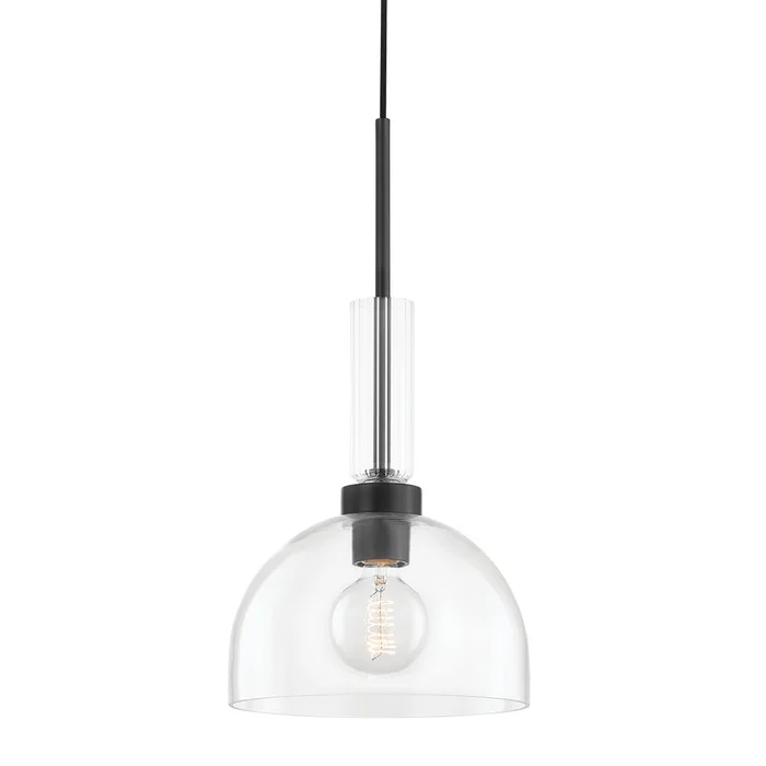 Tabitha One Light Pendant in Soft Black (428|H384701-SBK)