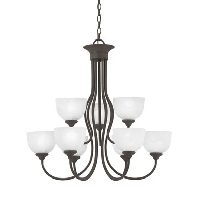 Tahoe Nine Light Chandelier in Painted Bronze (45|SL801663)