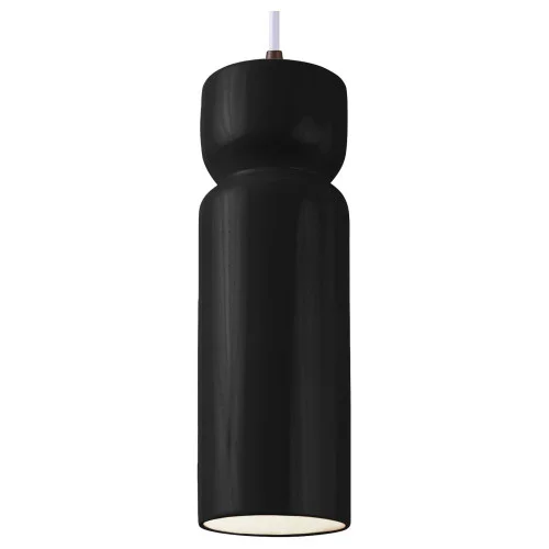 Tall Hourglass LED Pendant (254|CER-6510-BLK-DBRZ-WTCD-LED1-700)