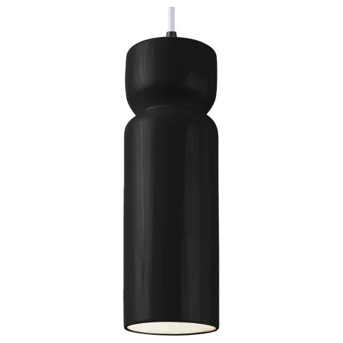 Tall Hourglass LED Pendant (254|CER-6510-BLK-MBLK-WTCD-LED1-700)
