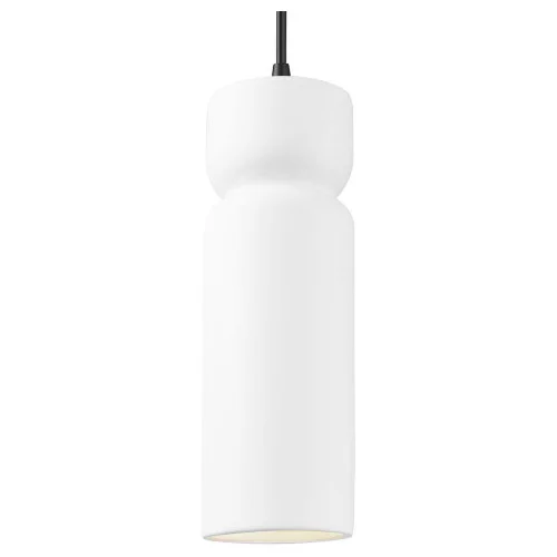 Tall Hourglass LED Pendant (254|CER-6510-WHT-MBLK-BKCD-LED1-700)