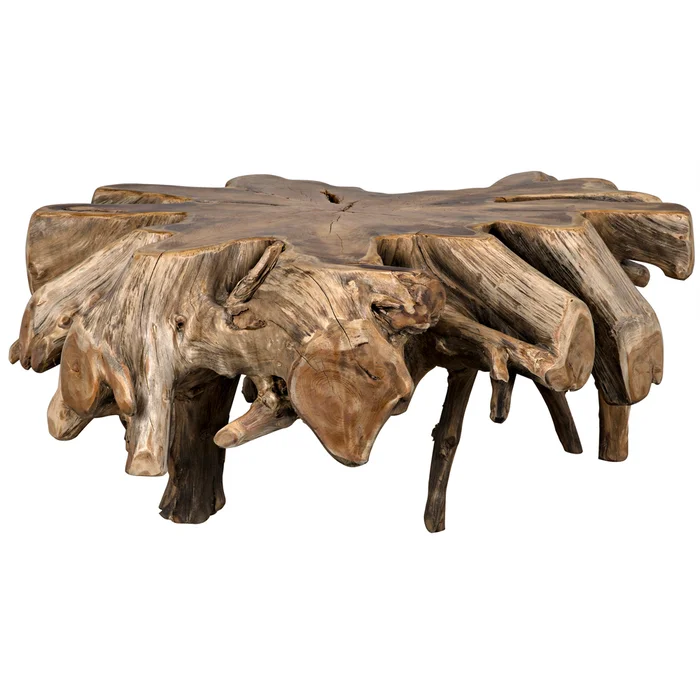 teak root coffee table