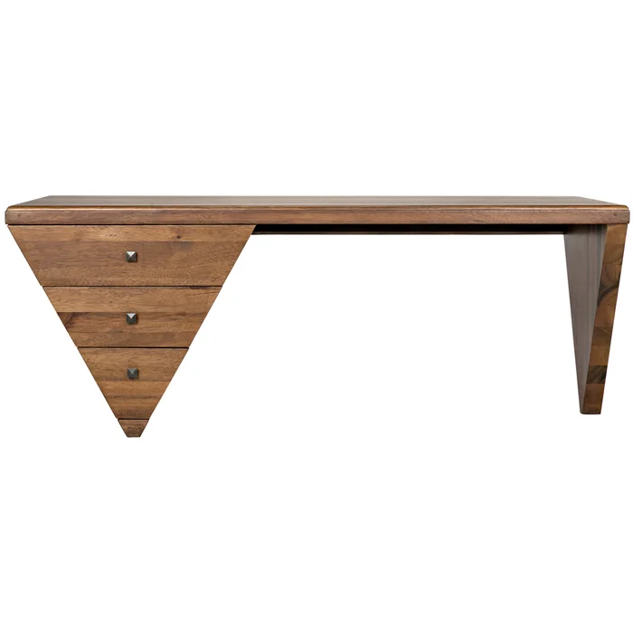 tetramo desk, dark walnut