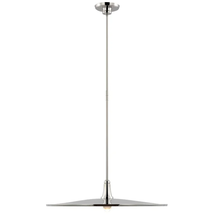 Thomas O’Brien Truesdell 24″ Pendant in Polished Nickel Ceiling Light W24″