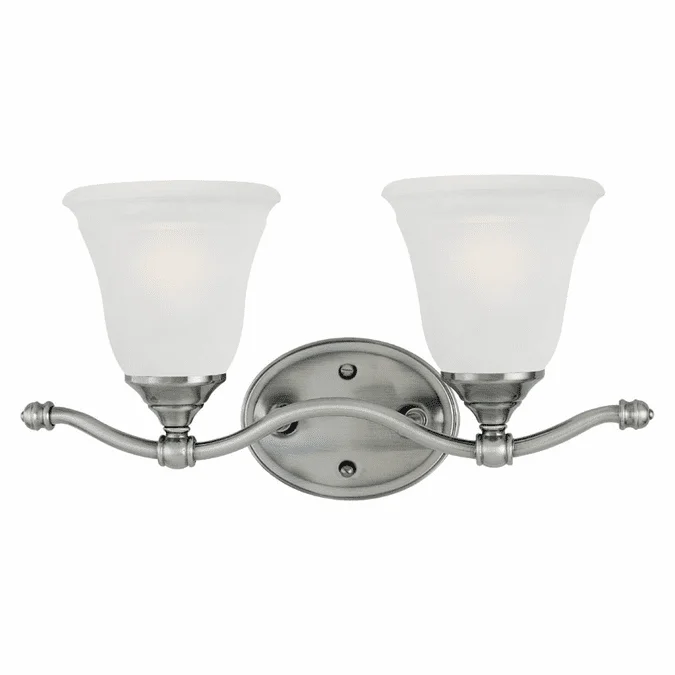 Thomas SL760241 Harmony 16 Inch Wide Satin Pewter Finish Transitional Bathroom Sconce