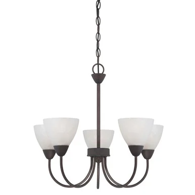 Tia Five Light Chandelier in Painted Bronze (45|190006763)