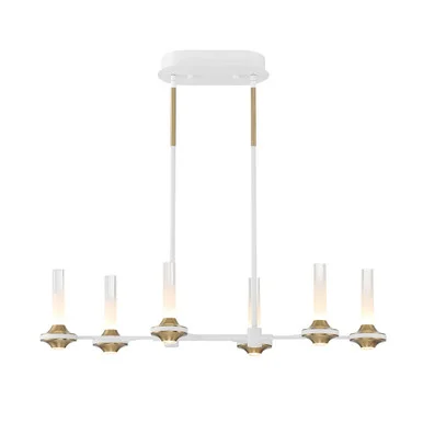 Torcia LED Chandelier in White (40|45713-026)