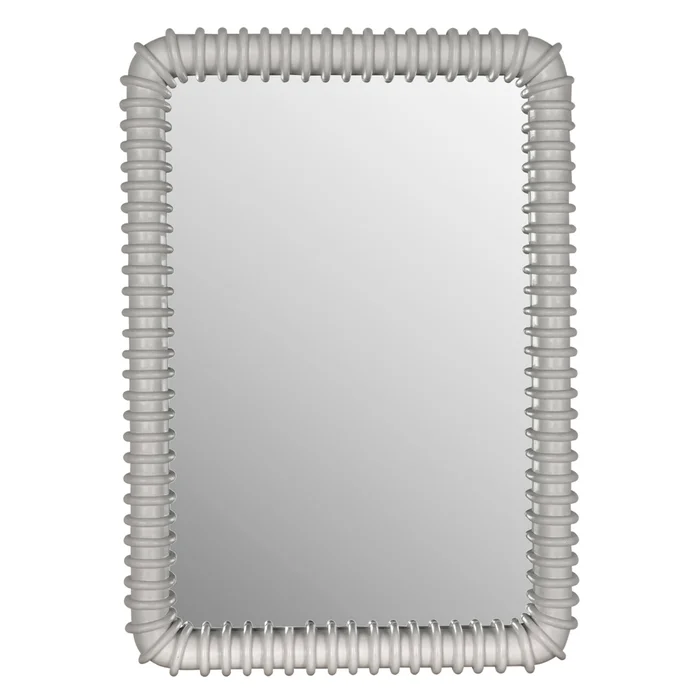 toshi mirror, solid white