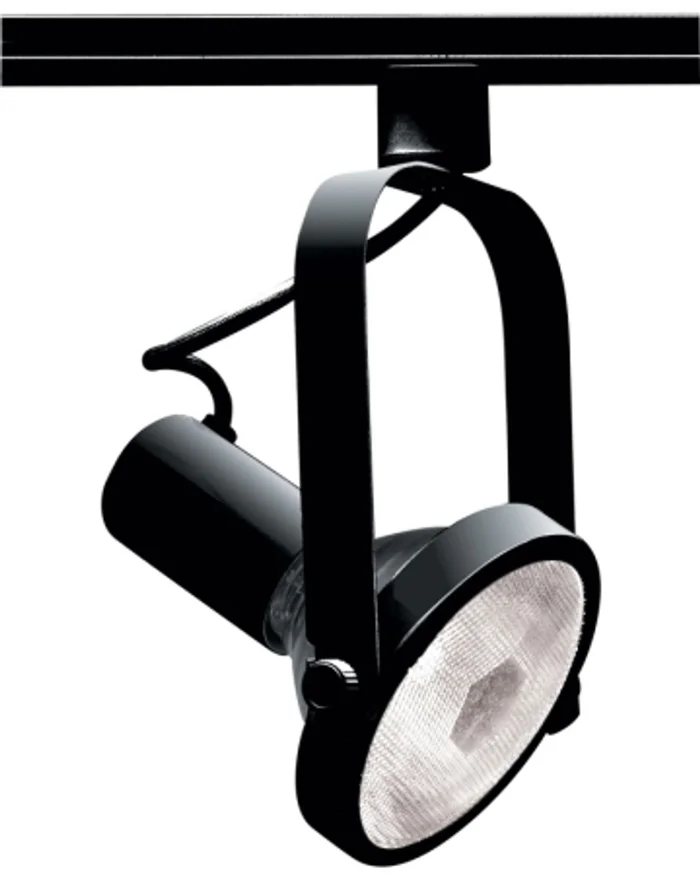 Track Heads Black One Light Track Head in Black (72|TH223)
