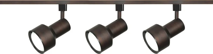 Track Lighting Kits Three Light Track Kit in Russet Bronze (72|TK361)