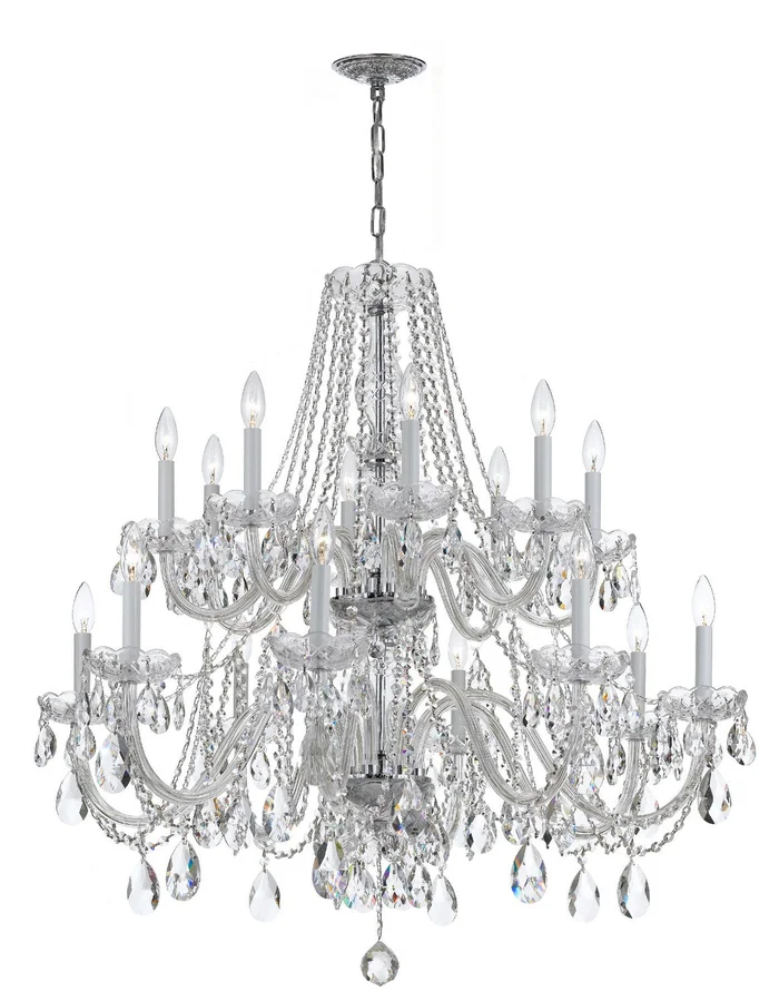 Traditional Crystal 16 Light Chandelier