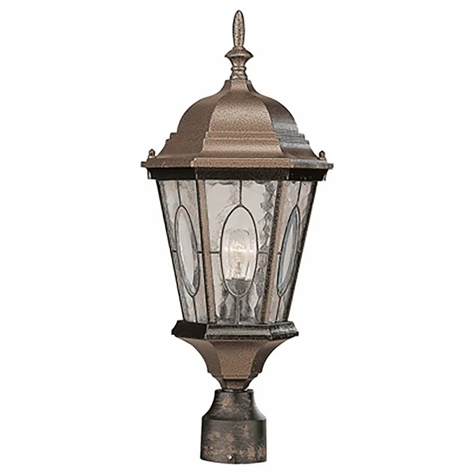 Trans Globe 4716 BRZ Villa Nueva Bronze Outdoor Lamp Post Light