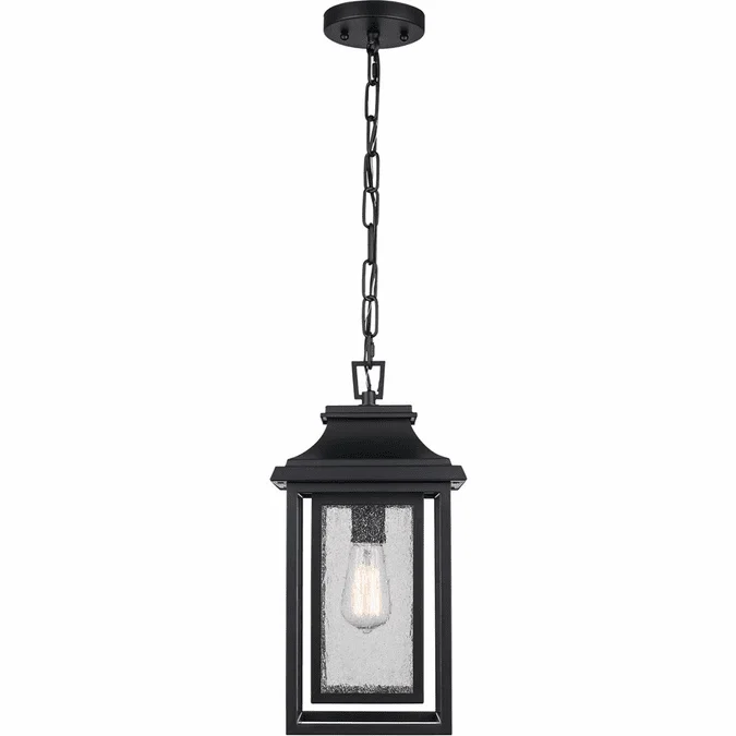 Trans Globe 51694 BK Bosque Black Outdoor Ceiling Pendant Light