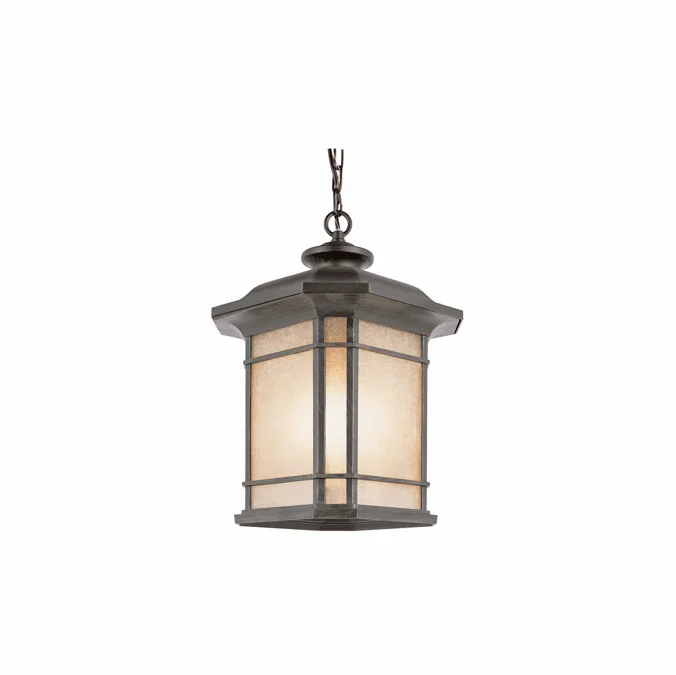 Trans Globe 5826-RT San Miguel Rust Exterior 11″ Hanging Light Fixture
