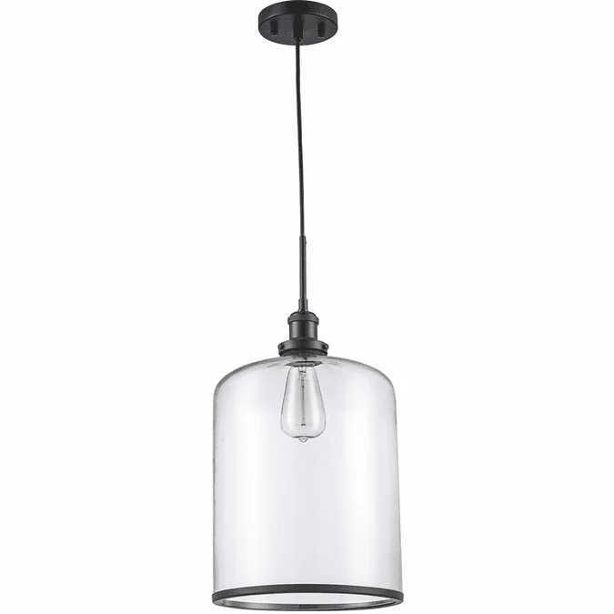 Trans Globe PND-2185 BK Dorina Black 10″ Mini Hanging Lamp