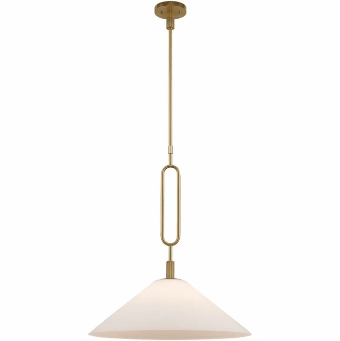 Trans Globe PND-2255 AG Lumidrop Modern Antique Gold 22″ Pendant Lamp