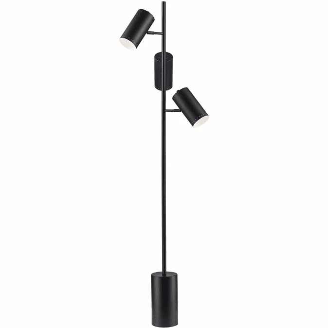 Trans Globe RTL-9173 BK Ethel Modern Black Floor Lamp Lighting