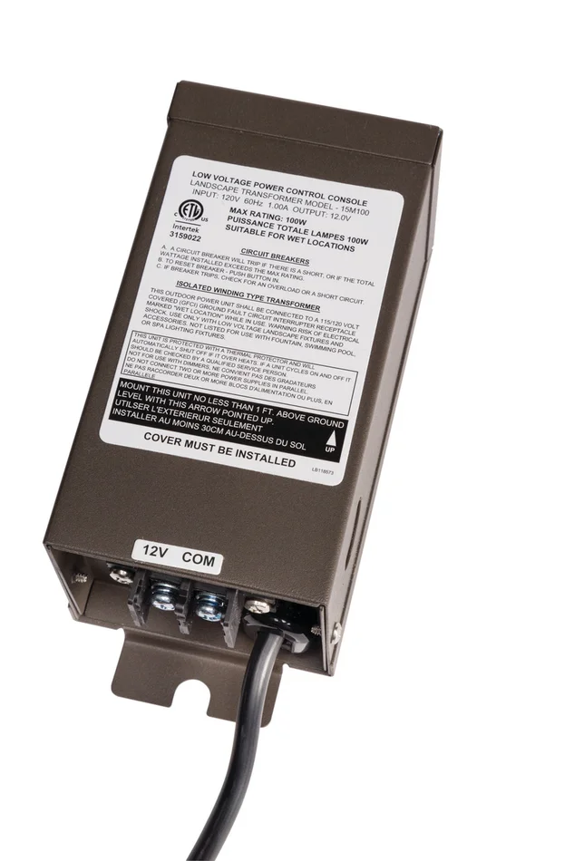 Transformer – Standard Series Transformer in Textured Architectural Bronze (12|15M100AZT)