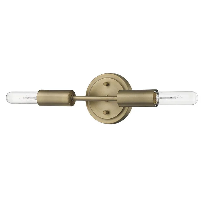 Trend Perret 2-LT Sconce – Aged Brass – TW40020AB