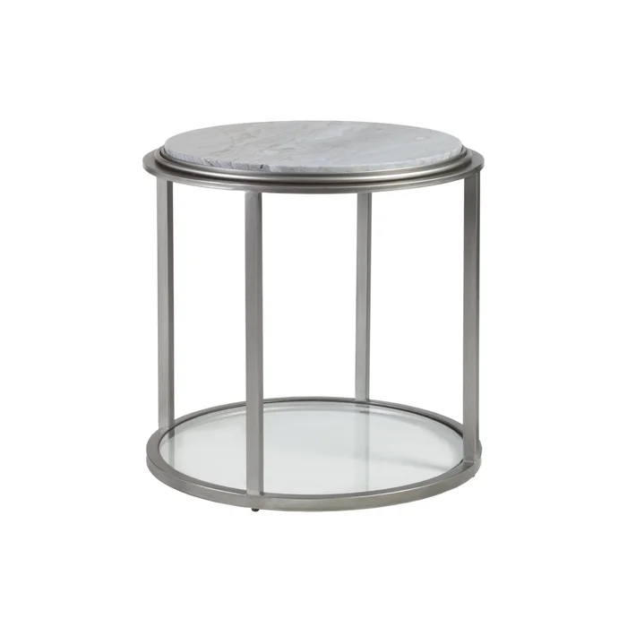 treville round end table