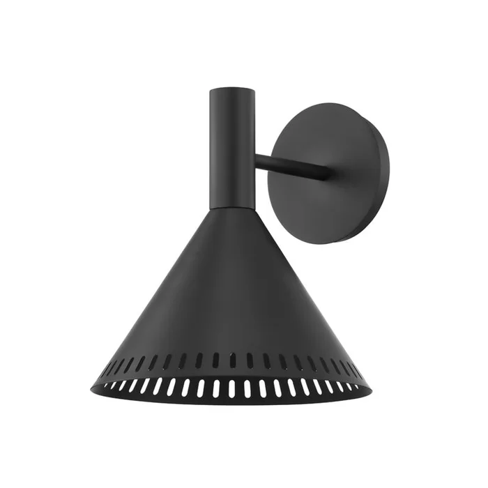 Troy Atticus 1-LT Wall Sconce – Satin Black – B7661-SBK