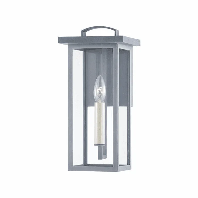 Troy B7521-WZN Eden Weathered Zinc Outdoor Wall Sconce Lighting