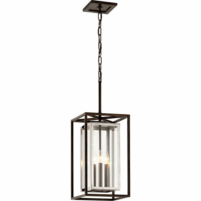 Troy F6517-BRZ/SS Morgan Contemporary Bronze Exterior Pendant Lighting