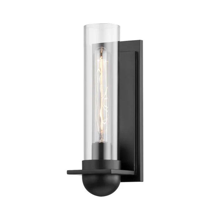 Troy Kai 1-LT Wall Sconce – Satin Black – B7791-SBK