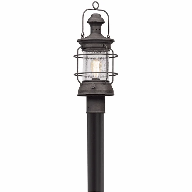 Troy P5055-HBZ Atkins Centenial Rust Outdoor Post Lighting