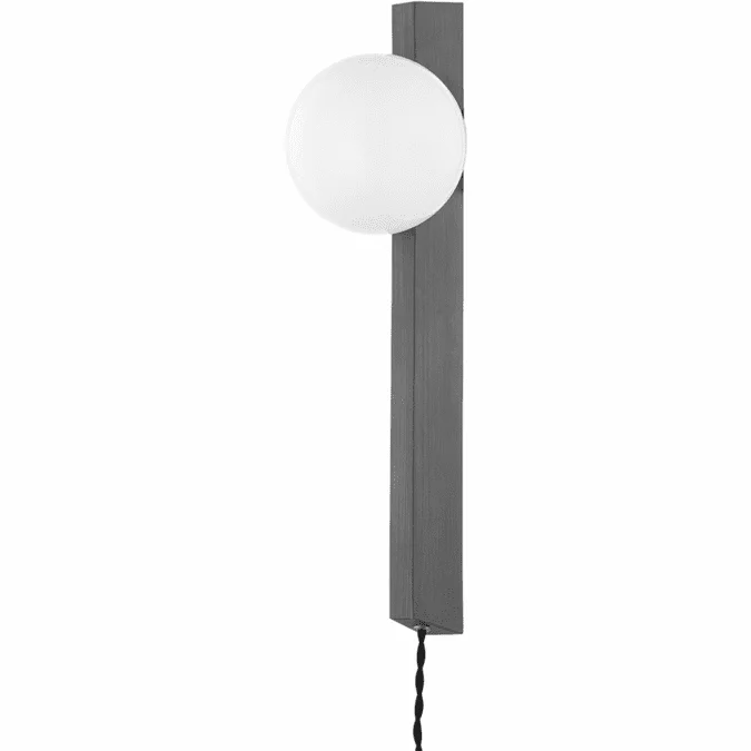 Troy PTL4219-GRA Brisbane Modern Graphite Wall Sconce Light