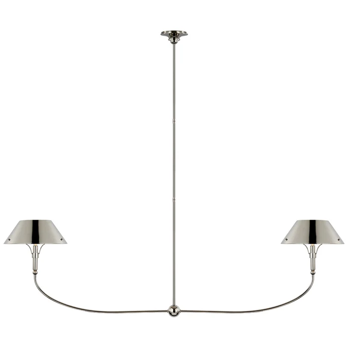 Turlington LED Linear Chandelier in Polished Nickel (268|TOB 5728PN-PN)