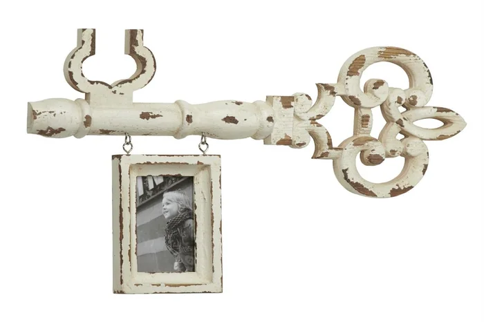 UMA White Wood Wall Photo Frame, 25″ x 1″ x 15″ | 20470 CLOSEOUT