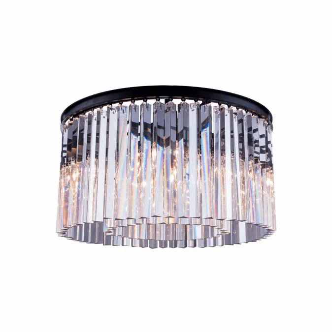 Urban Classic 1208F26MB-RC Sydney Matte Black 26″ Home Ceiling Lighting