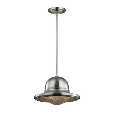 Urbano One Light Pendant in Brushed Nickel (45|17242/1)