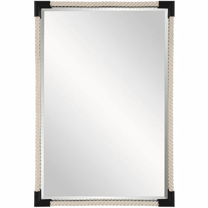 Uttermost 09942 Marina Black and White Mirror