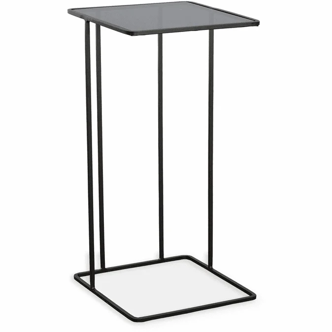 Uttermost 22916 Cadmus Contemporary Brushed Black Accent Table