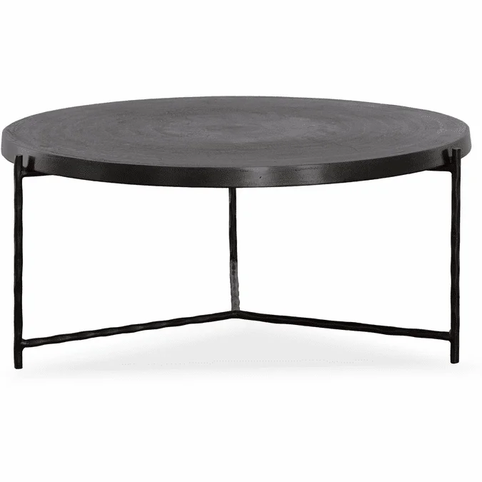 Uttermost 22918 Trellick Modern Oxidized Black Coffee Table