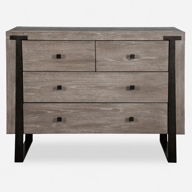 Uttermost 25748 Gabriel Modern Solid Travertine Accent Chest