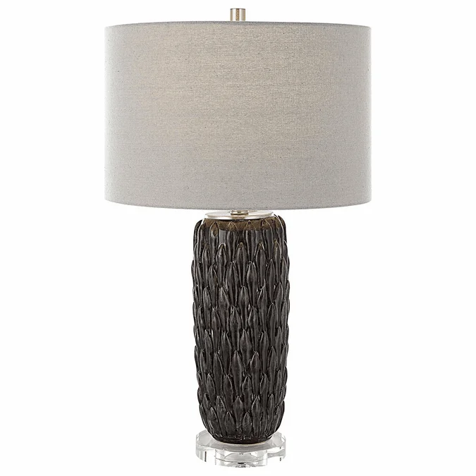 Uttermost 30003-1 Nettle Contemporary Polished Nickel Table Lighting