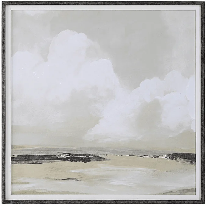 Uttermost 41443 Soft Clouds Contemporary Framed Print Wall Décor
