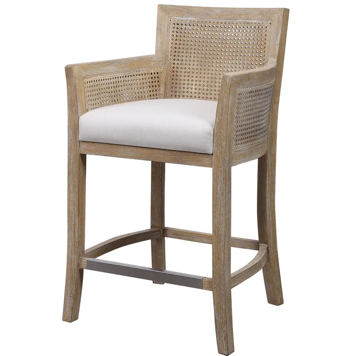 Uttermost Encore Counter Stool, Natural – 23522
