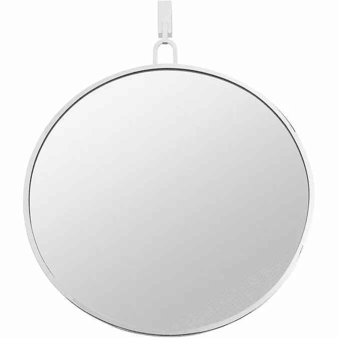 Varaluz 407A01PN Stopwatch Modern Polished Nickel 30″ Wall Mirror