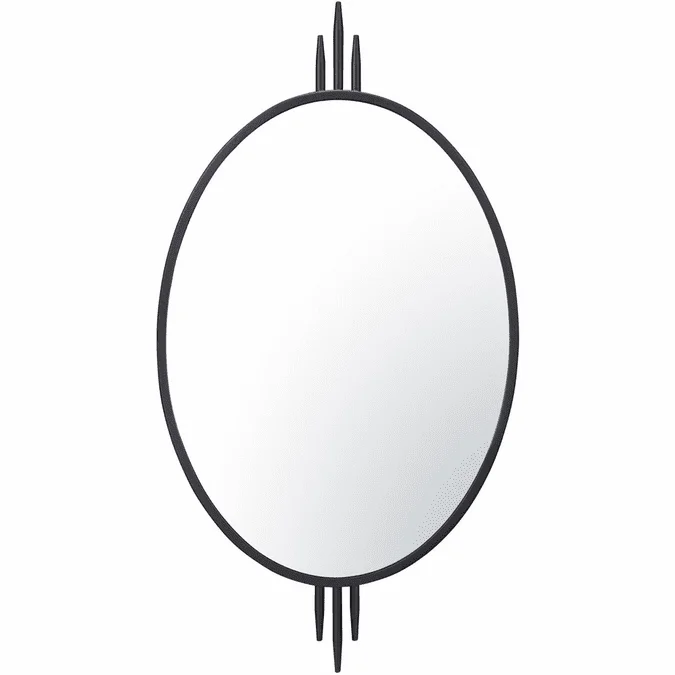 Varaluz 460MI22BL Propaganda Modern Black Mirror