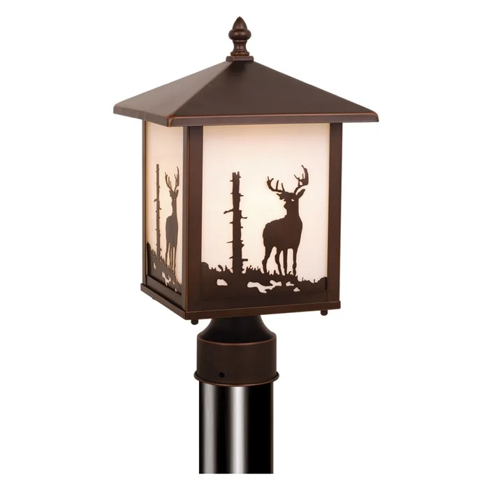 Vaxcel Bryce 8″ Post Light – Burnished Bronze – OP33585BBZ