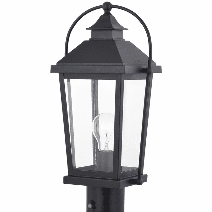 Vaxcel T0550 Lexington Textured Black Exterior Post Lamp