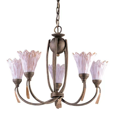 Villa D’Eleganza Five Light Chandelier in Brown (45|7986/5)