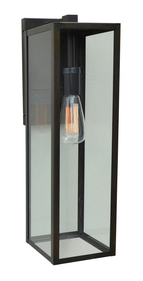 Vintage One Light Wall Mount in Satin Black (37|VIB-6TLCLR-BK)