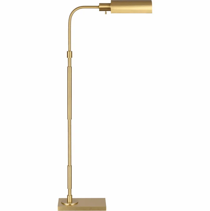 Visual Comfort Studio CT1161BBS1 Kenyon Retro Burnished Brass Floor Lighting